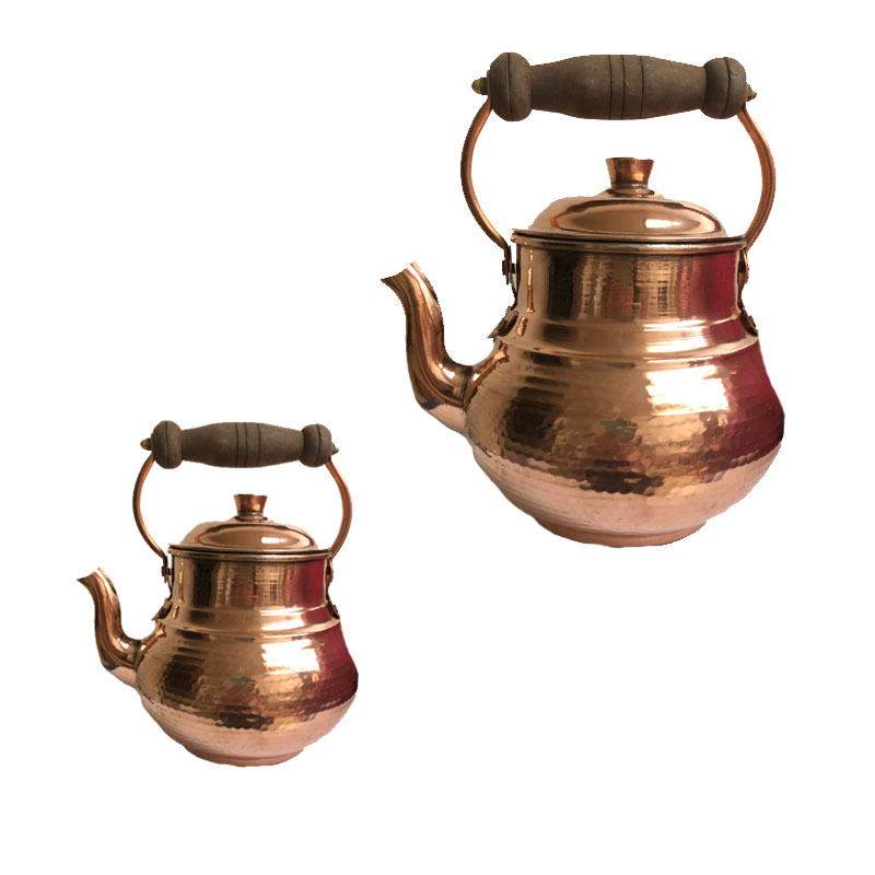 ست کتری و قوری مسی کد 182