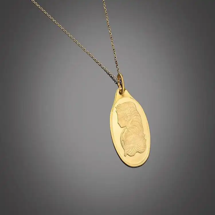 طلا گرمی 18 عیار ونوس گالری مرجان مدل 0975