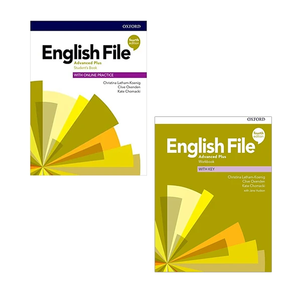کتاب English File Advanced Plus Fourth Edition اثر جمعی از نویسندگان انتشارات آکسفورد 2 جلدی