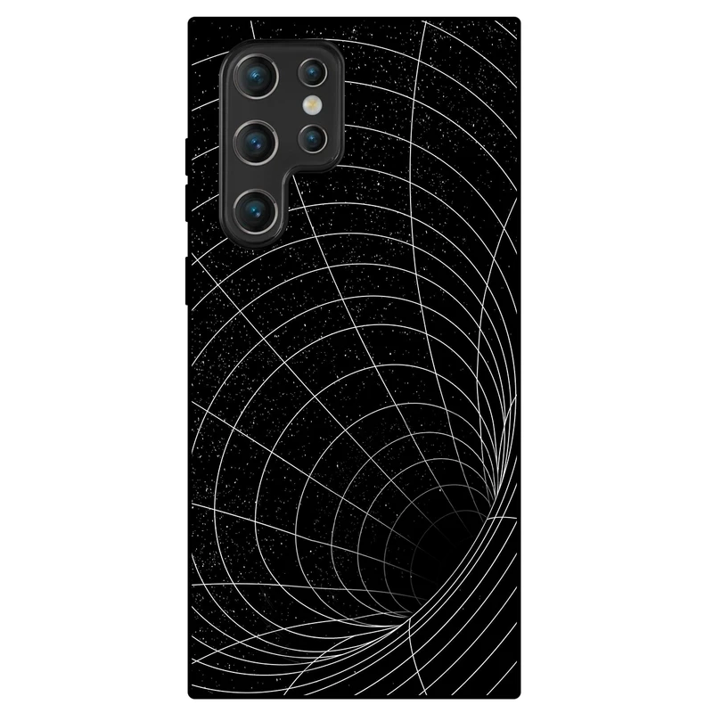 کاور مگافون طرح کرم چاله مدل 8108 مناسب برای گوشی موبایل سامسونگ Galaxy S22 Ultra 5G