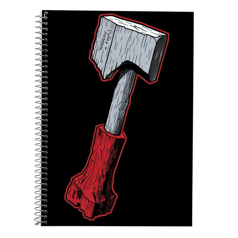 دفتر زبان 50 برگ مدوپد مدل سه خط طرح ChainSaw Man کد DF10916