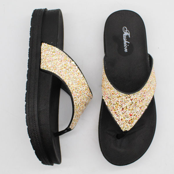 دمپایی لاانگشتی زنانه نیکتا مدل 022-15 شنی کد 1284-CR