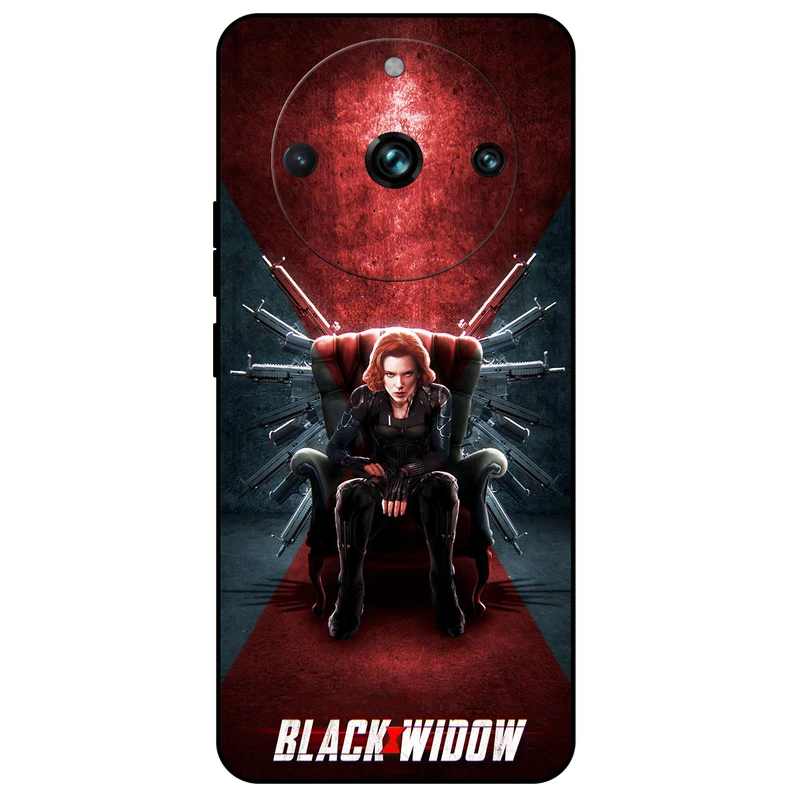 کاور مگافون طرح بیوه سیاه مدل 5423 مناسب برای گوشی موبایل ریلمی 11 Pro / 11 Pro Plus