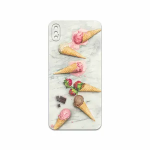 MAHOOT Funnel ice cream Cover Sticker for Apple iPhone XS Max