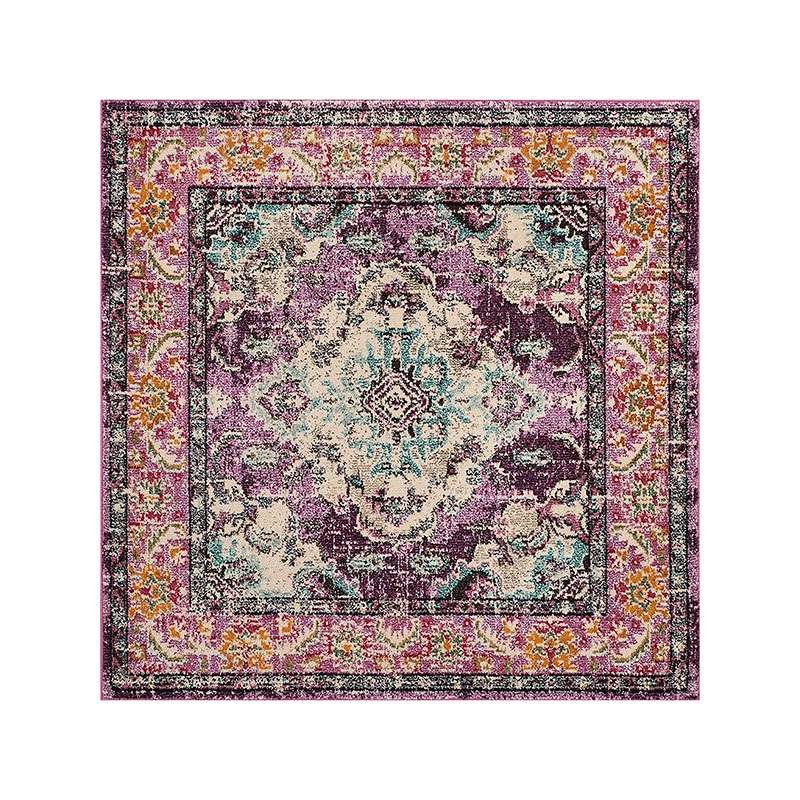 فرش پارچه ای مدل فرشینه مربع