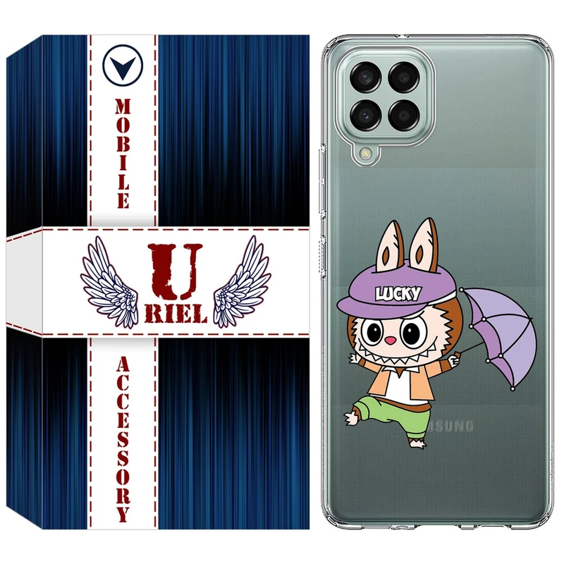 کاور یوریل مدل Clear کد 125 طرح لبوبو مناسب برای گوشی موبایل سامسونگ Galaxy M33