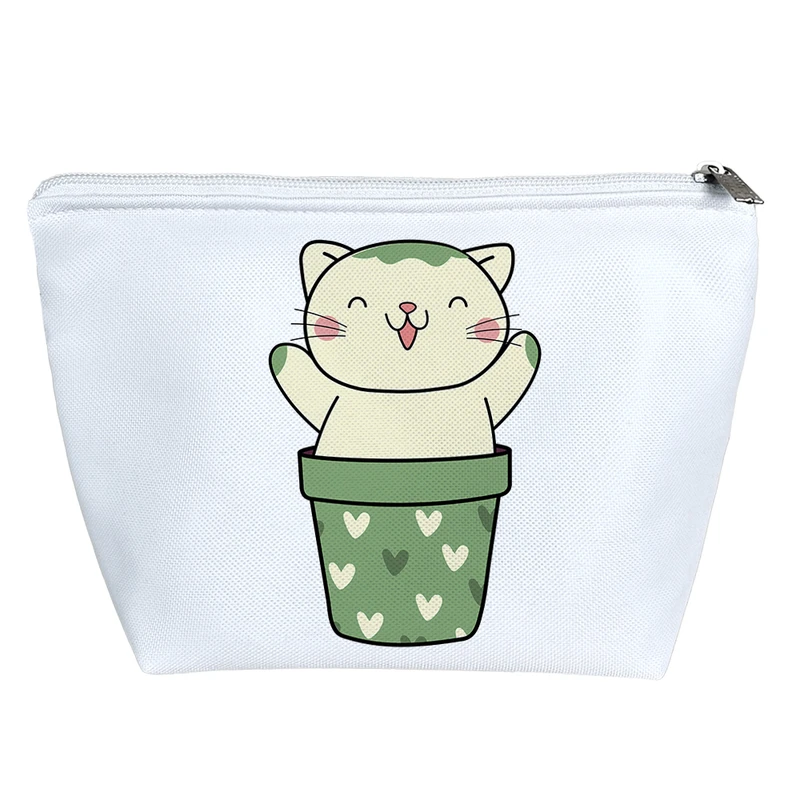 کیف لوازم آرایش دخترانه خندالو مدل گربه کد 3523