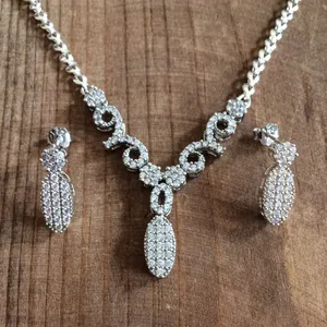 نیم ست نقره زنانه  کد 2066