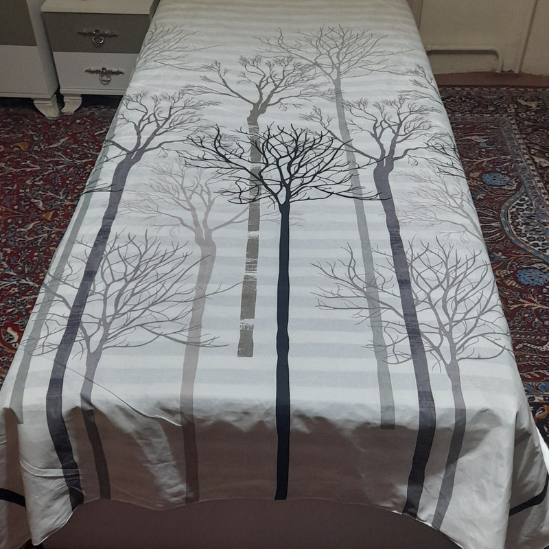 روکش لحاف مدل درخت niki011  دو نفره سایز 220×200 سانتی متر