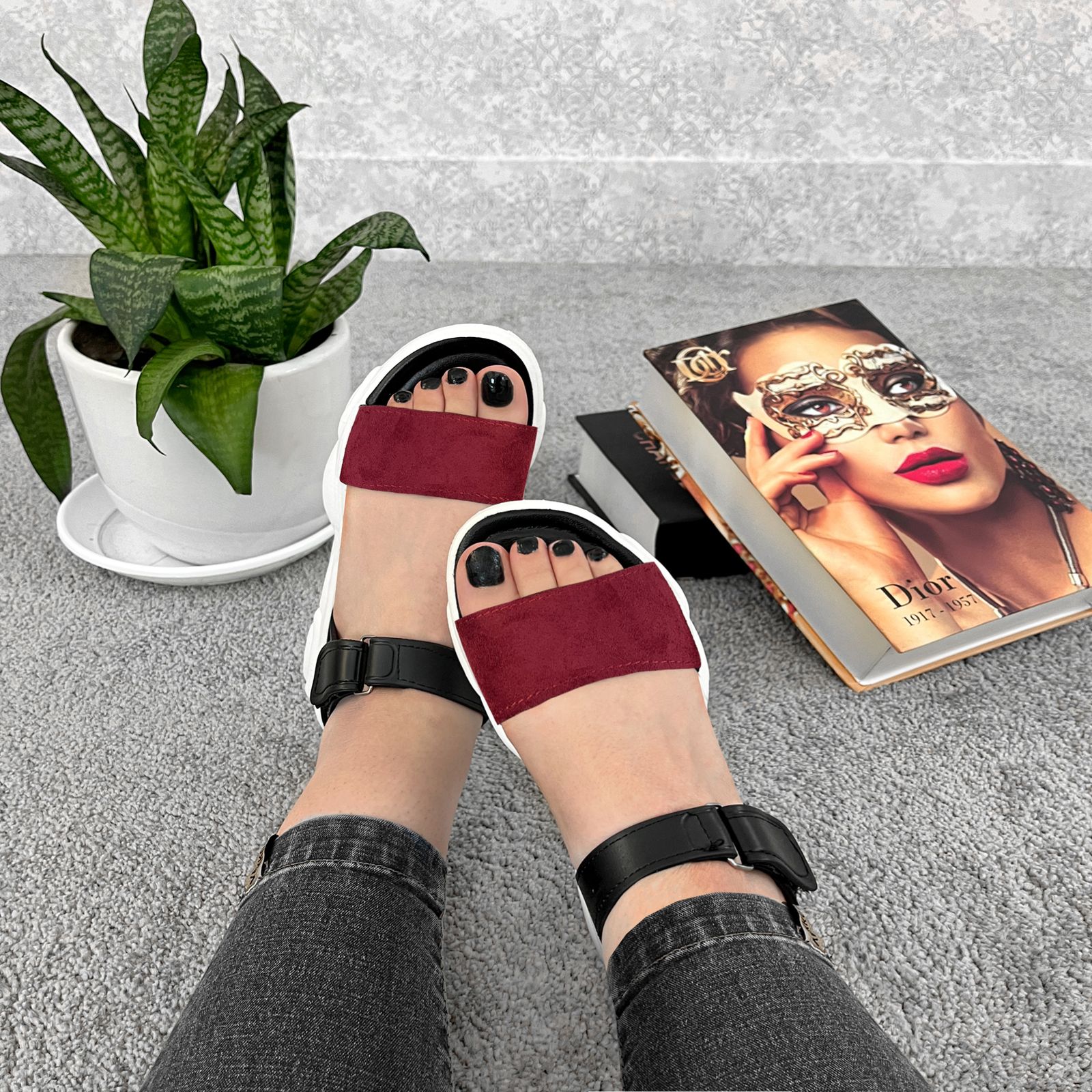 صندل زنانه پاپا مدل ملودی سوئیت کد 1436-BK -  - 34