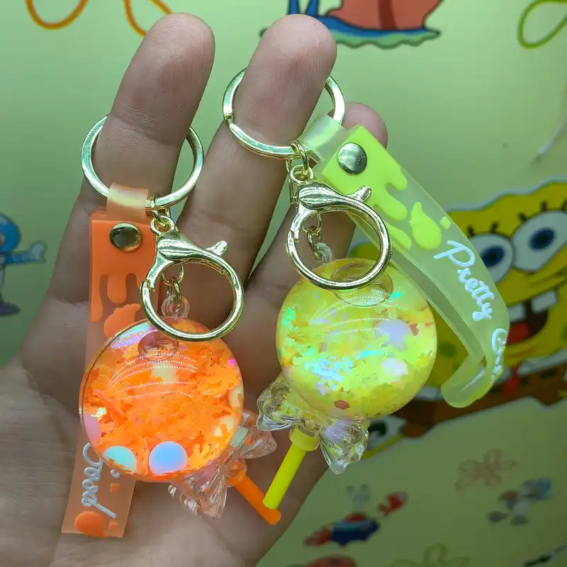 جاکلیدی مدل سیلیکونی طرح آبنبات چوبی