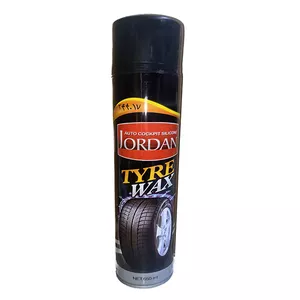 اسپری تمیز کننده و براق کننده لاستیک جردن مدل Tyre Wax حجم 650 میلی لیتر