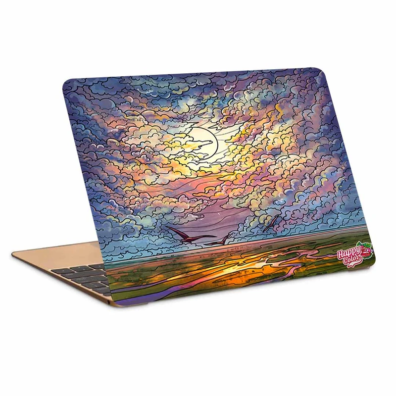 استیکر لپ تاپ طرح نقاشی فانتزی کد P-90مناسب برای لپ تاپ 15.6 اینچ