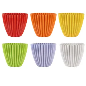 گلدان دانیال پلاستیک آذین مدل الماس 607 بسته 6 عددی