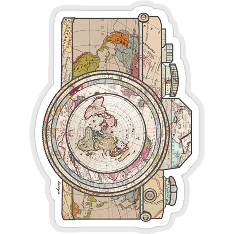 استیکر لپ تاپ طرح travel کد ST1924