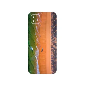 MAHOOT Beach and Green Sea Cover Sticker for Realme C11 2021
