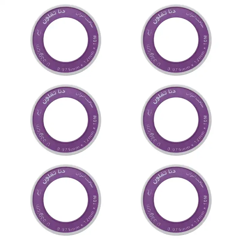 نوار تفلون دنا مدل DN-10 بسته 6 عددی