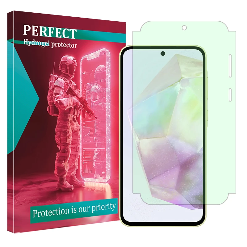 محافظ صفحه نمایش حفاظت از نور سبز پرفکت مدل Eye Care مناسب برای گوشی موبایل سامسونگ Galaxy A35