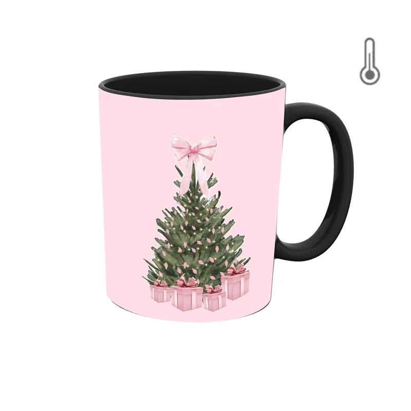 ماگ حرارتی طرح والپیپر درخت کریسمس 