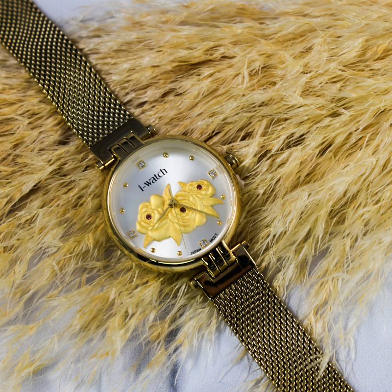 ساعت مچی عقربه‌ای کوارتز زنانه آی واتچ مدل 190245L