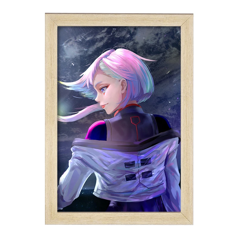 تابلو خندالو مدل لوسی انیمه سایبر پانک Cyberpunk  کد 22452