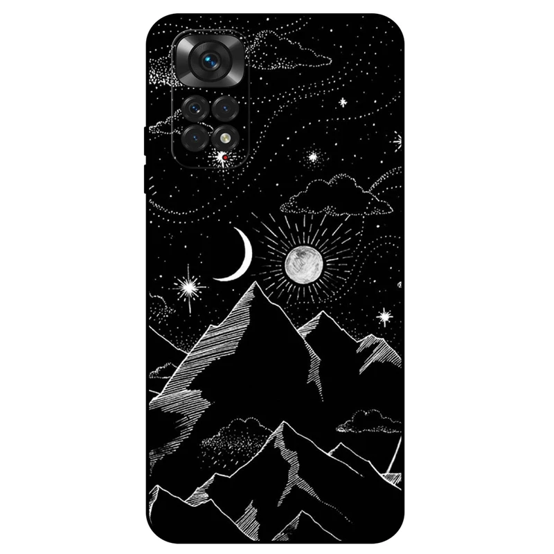 کاور مگافون طرح کوه مدل 8078 مناسب برای گوشی موبایل شیائومی Redmi Note 11 / 11s 4G