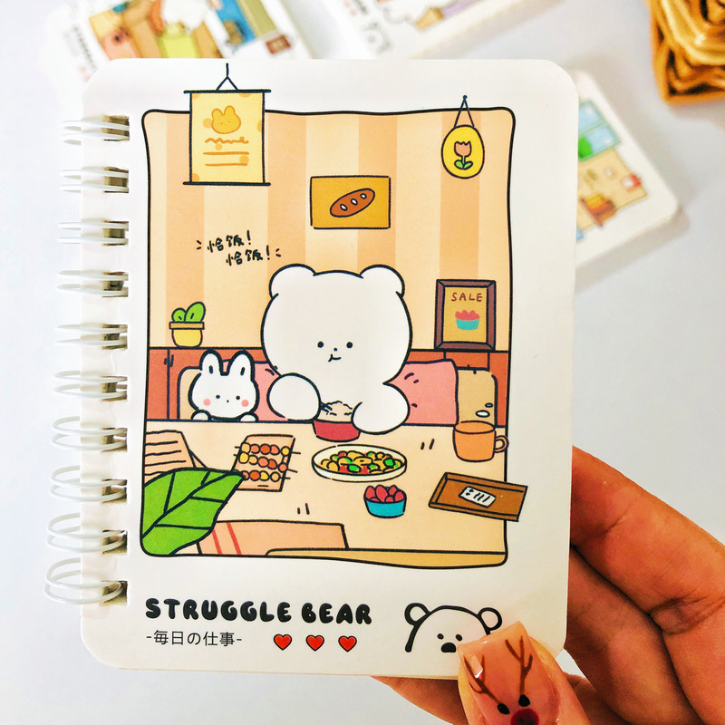 دفترچه یادداشت 60 برگ طرح خرسی