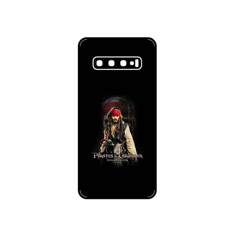 برچسب پوششی ماهوت مدل PIRATES OF THE CARIBBEAN مناسب برای گوشی موبایل سامسونگ Galaxy S10