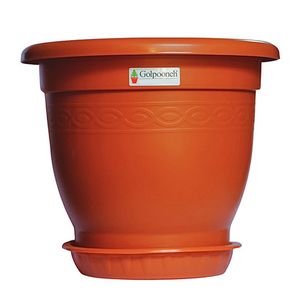 گلدان گلپونه مدل پلاستیکی گرد کد 319