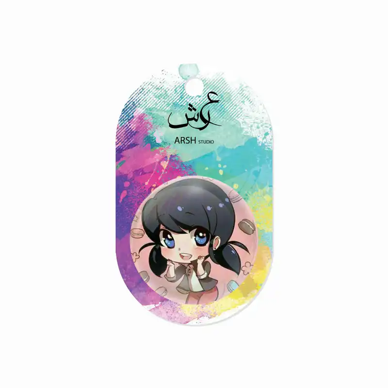 مگنت عرش طرح دختر کفشدوزکی کد Asm262