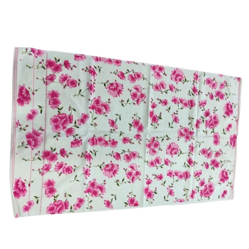 حوله استخری مدل چاپی گل سایز 70×130 سانتی متر