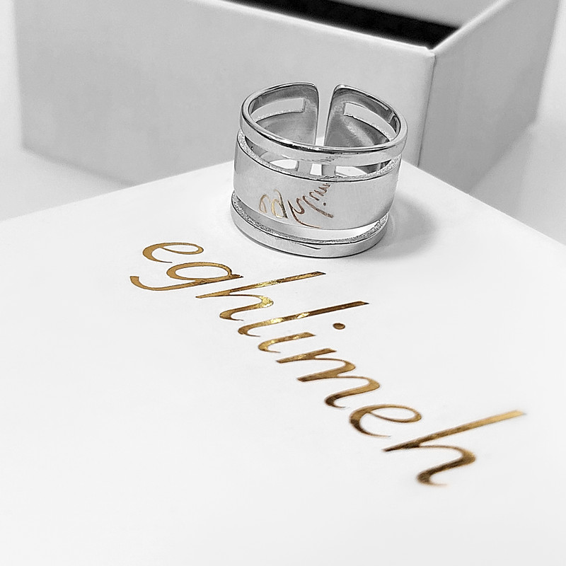 انگشتر نقره زنانه اقلیمه کد AN57