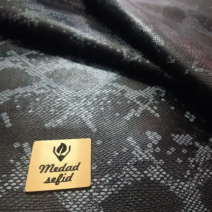 چرم مصنوعی مداد سفید مدل پوست ماری