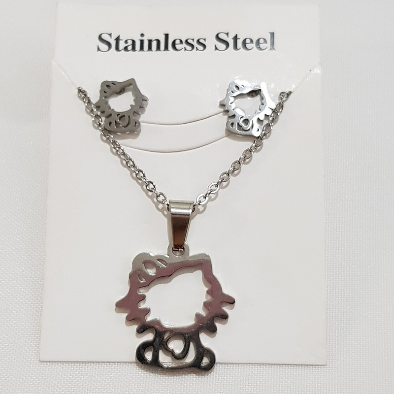 نیم ست دخترانه مدل گربه