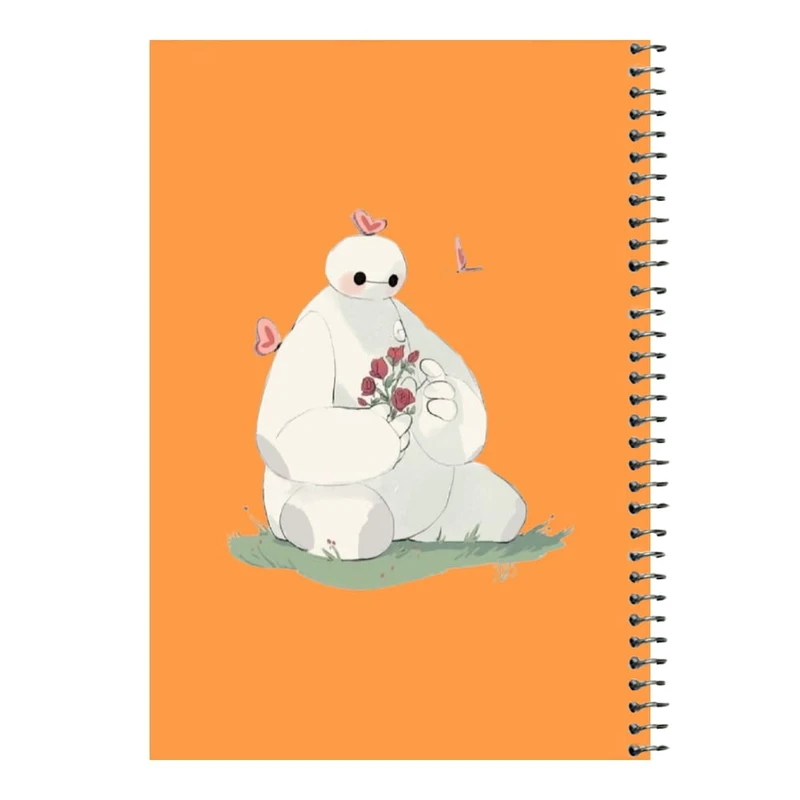 دفتر مشق 80 برگ اس جی مدل بیمکس و گل   