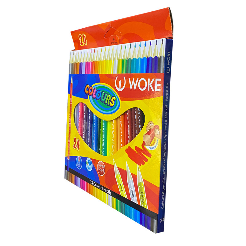 مداد رنگی 24 رنگ ووک مدل w-colours کد 95000
