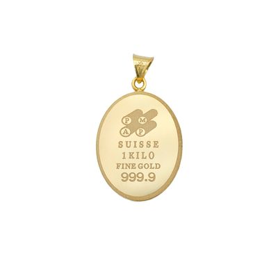 آویز گردنبند طلا 18 عیار زنانه مایا ماهک طرح MM1933 - 3 شمش سوئیس