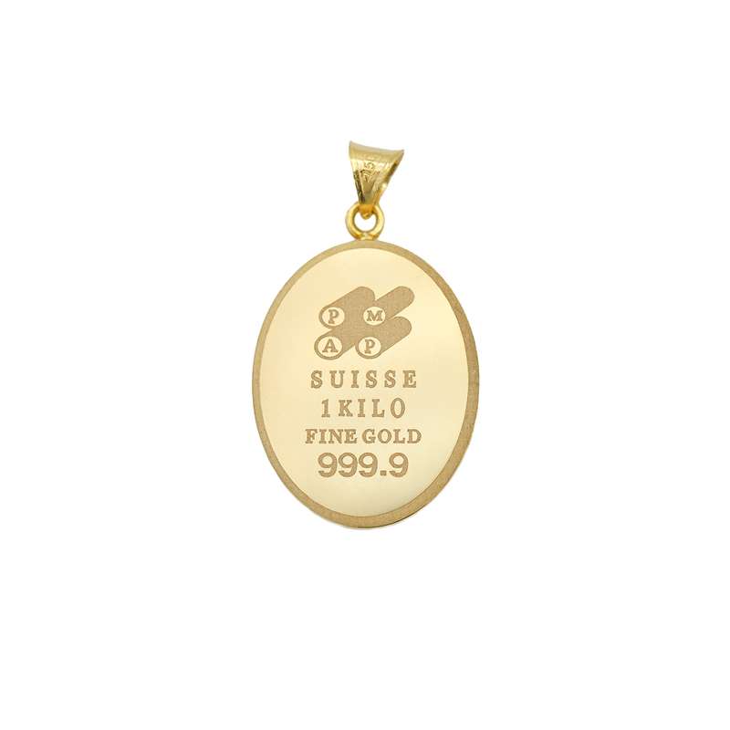 آویز گردنبند طلا 18 عیار زنانه مایا ماهک طرح MM1933 - 3 شمش سوئیس