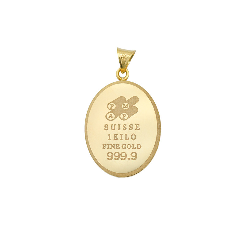 آویز گردنبند طلا 18 عیار زنانه مایا ماهک طرح MM1933 - 3 شمش سوئیس