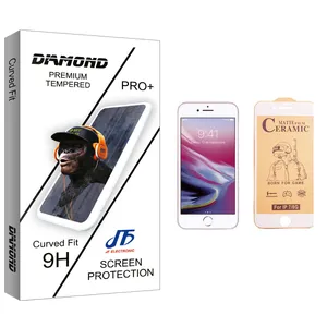 JF Diamond glass Ceramics Screen Protector For Apple اپل iPhone 8