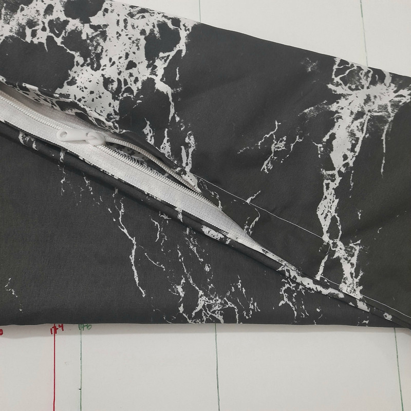 روکش لحاف مدل دورو ماربل niki011 دو نفره سایز 220×240 سانتی متر