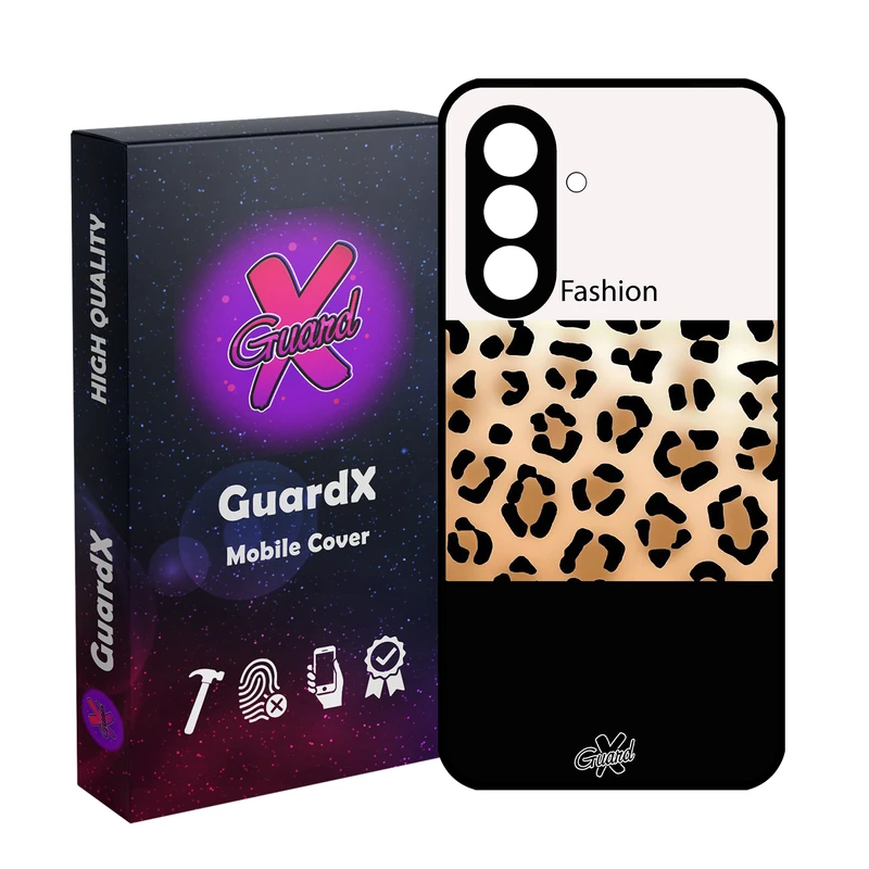 کاور گارد ایکس طرح پلنگی مدل 10395 مناسب برای گوشی موبایل سامسونگ Galaxy A56 / A56 5G