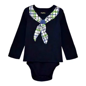 بادی آستین بلند نوزادی لوپیلو مدل ملوانی