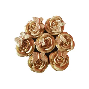 دیوارکوب مدل گل رز مجموعه 7 عددی