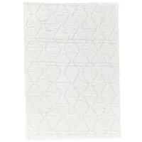 فرش ماشینی 500 شانه زمینه کرم حاشیه کرم مدل مینیمال پینترستی کد 5110