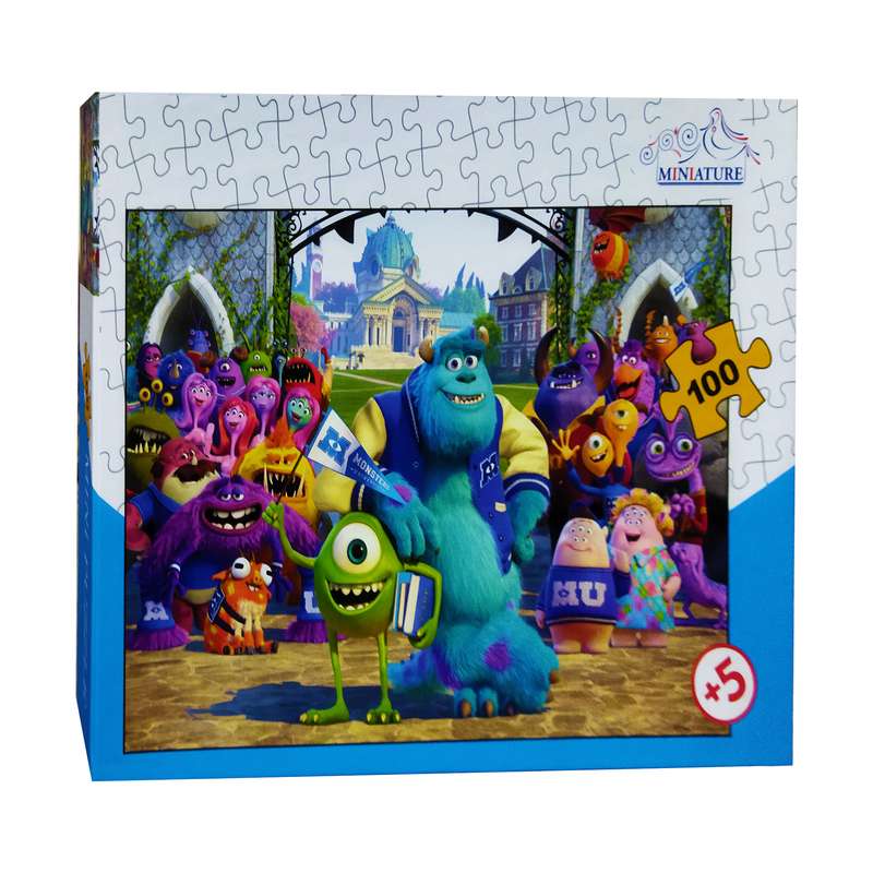 پازل 100 تکه مدل کارخانه هیولا ها کد 03506