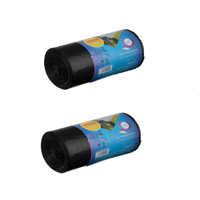 کیسه زباله پلانگتون مدل صنعتی دو بسته 40 عددی