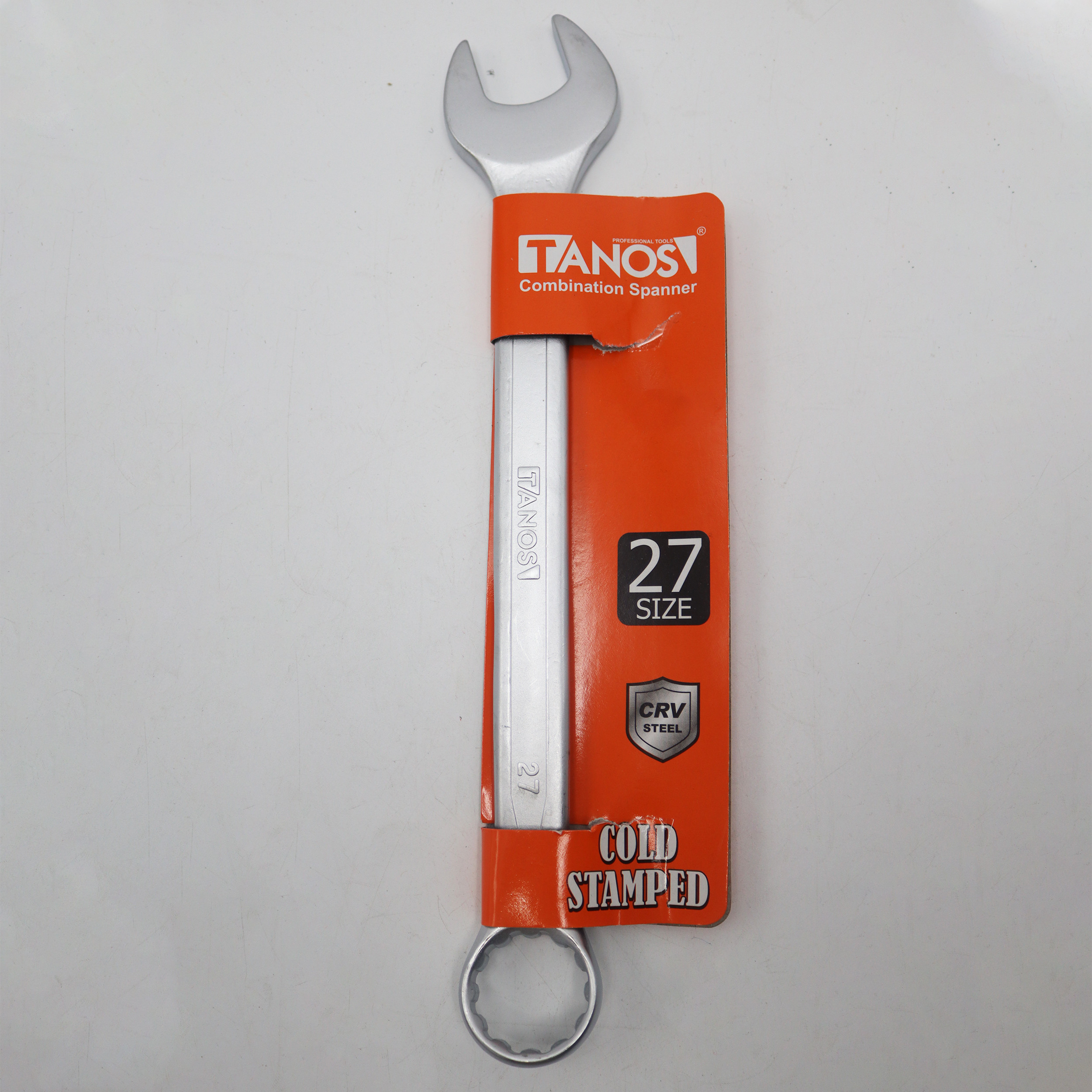 اچار یکسر تخت و یکسر رینگی تانوس مدل YP-027 سایز 27 میلیمتر