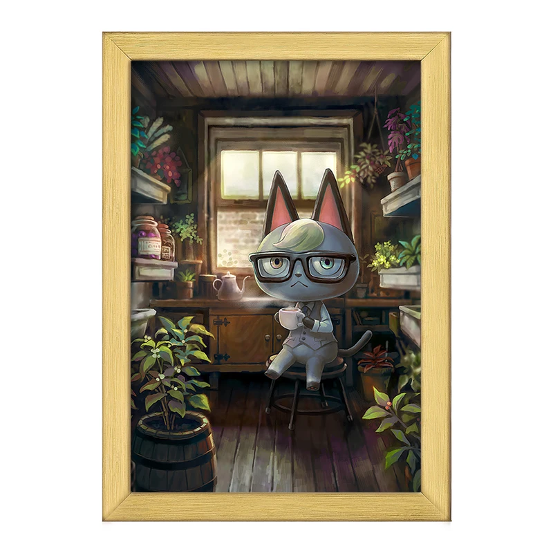 تابلو خندالو طرح بازی انیمال کراسینگ (Animal Crossing) کد 32653