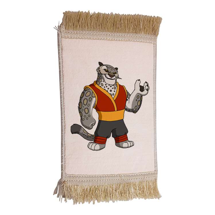 فرش ماشینی دیوارکوب مدل پاندا کونگ فو کار کد 93